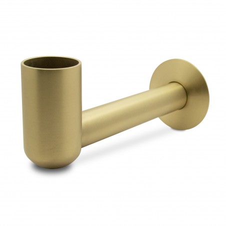 Brushed Brass Element Cover for Towel Rail Element