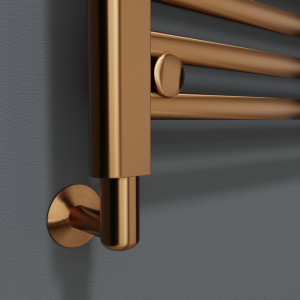 Brushed Bronze Element Cover for Towel Rail Element