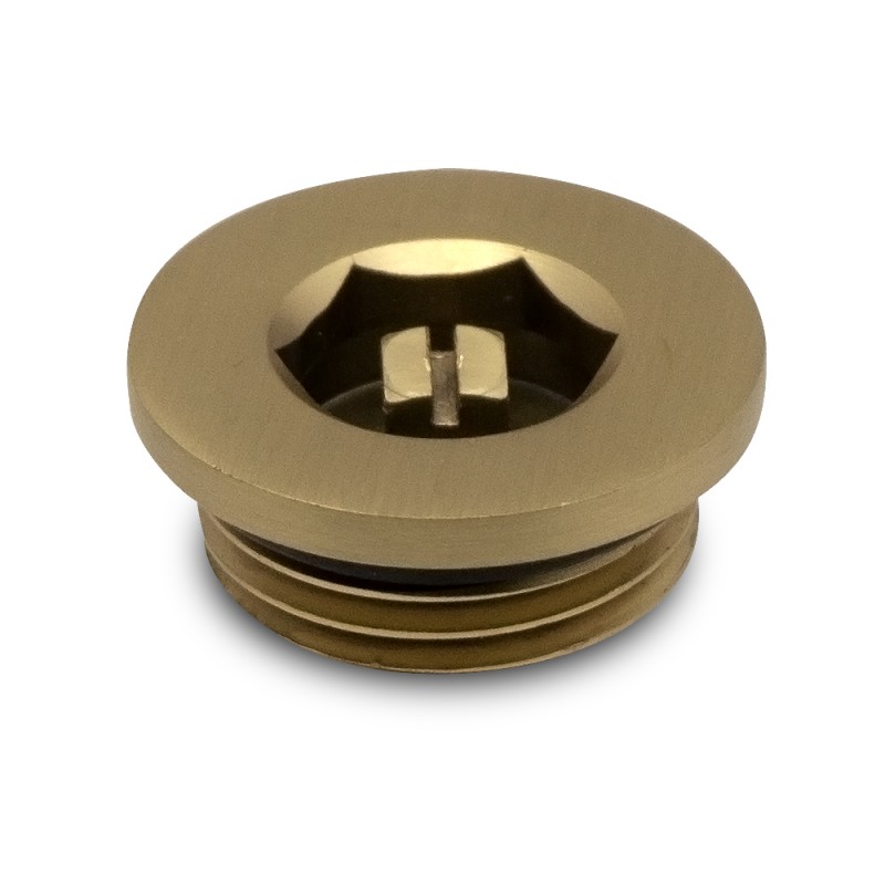 Brushed Brass Bleed Valve