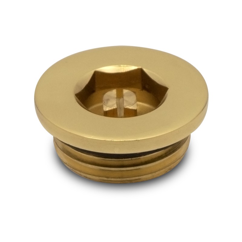 Polished Brass Bleed Valve