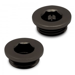 Black Nickel Bleed Valve and Blanking Plug Set (for Radiators or Towel Rails)