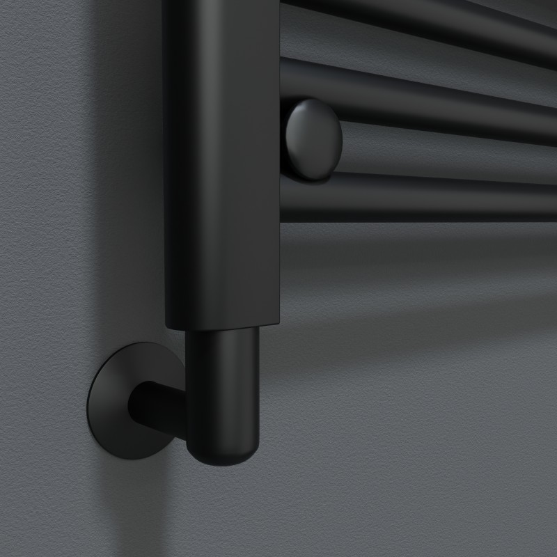 Black Element Cover for Towel Rail Element - Insitu