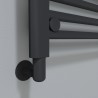 Basalt Grey Element Cover for Towel Rail Element - Insitu