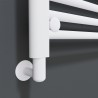 Matt White Element Cover for Towel Rail Element - Insitu