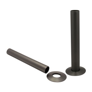 130mm Radiator Pipe Sleeves and Collars (Pair) 23 Finishes