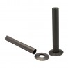 Brushed Gunmetal Pipe Sleeves and Collars