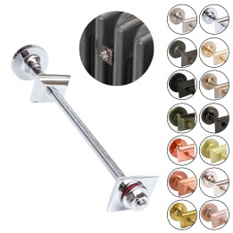 Luxury Heavyweight Cast Iron Wall Stays (Requirement for All NWT Cast Iron Radiators) Available in 9 Finishes