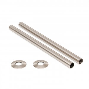 300mm Radiator Pipe Sleeves and Collars (Pair) 12 Finishes