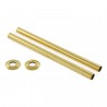 300mm Radiator Pipe Sleeves and Collars (Pair) 12 Finishes