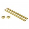 300mm Radiator Pipe Sleeves and Collars (Pair) 12 Finishes