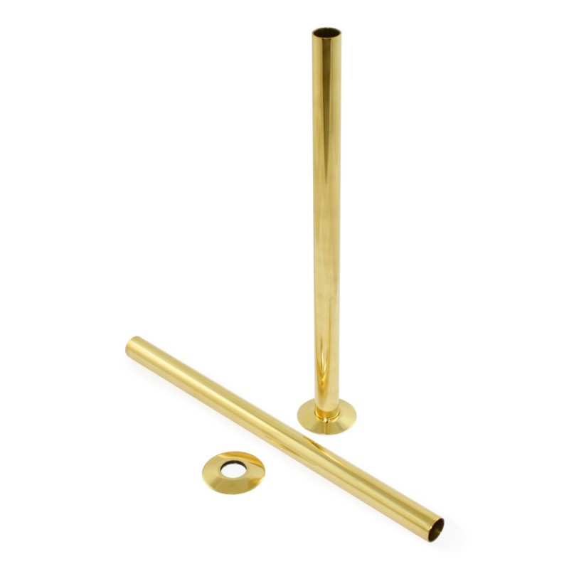 300mm Radiator Pipe Sleeves and Collars (Pair) 12 Finishes