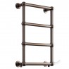 500mm (w) x 750mm (h) "Harley" Brushed Bronze Traditional Towel Rail (Single Heat)