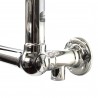 500mm (w) x 750mm (h) "Harley" Chrome Traditional Electric Towel Rail