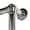 500mm (w) x 750mm (h) "Harley" Chrome Traditional Electric Towel Rail