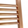 300mm (w) x 800mm (h) Straight Brushed Copper Towel Rail