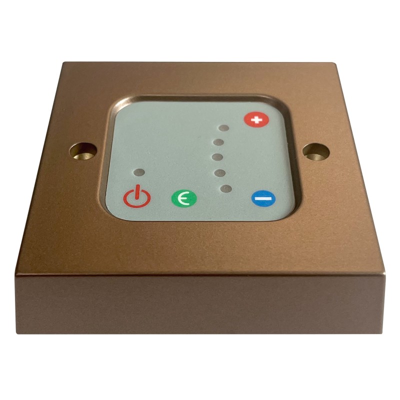 Bronze Thermostatic Wall Controller for Electric Towel Rails or Radiators