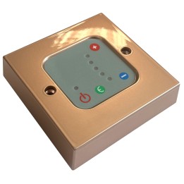 Copper Thermostatic Wall Controller 2 hour boost