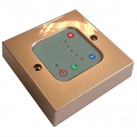 Copper Thermostatic Wall Controller 2 hour boost