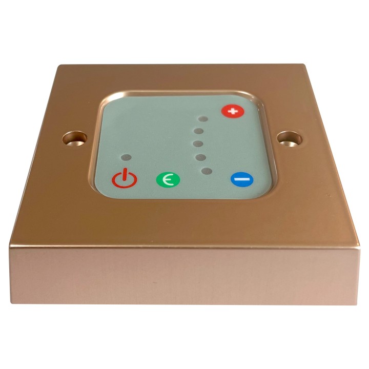Copper Thermostatic Wall Controller 2 hour boost