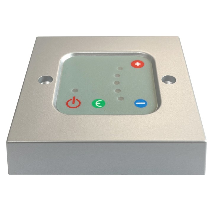 Silver Thermostatic Wall Controller 2 hour boost