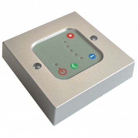 Silver Thermostatic Wall Controller 2 hour boost