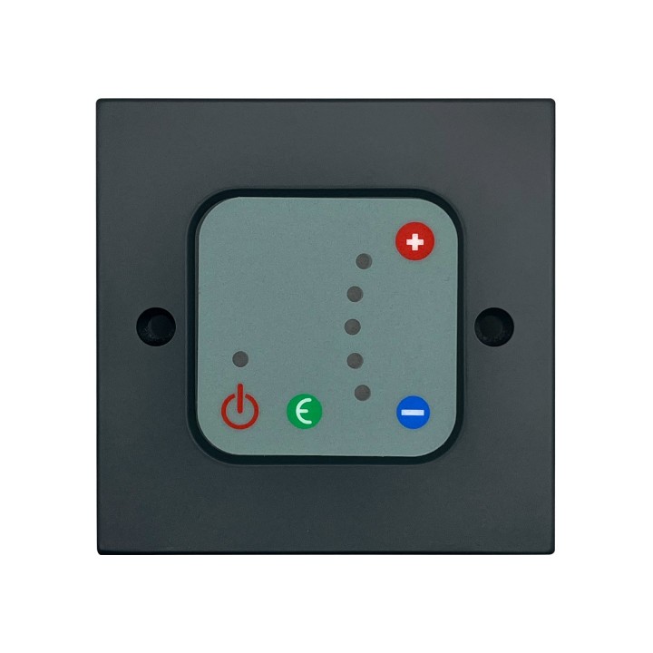 NOVA Anthracite Electric Heating Elements & Wall Controller