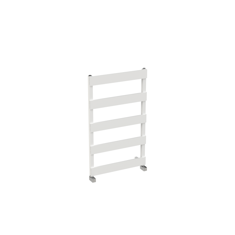 Carisa "Ninova Bath" Textured White Aluminium Designer Towel Rails (4 Sizes)