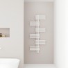 Carisa "Unico" Textured White Aluminium Designer Towel Rails (3 Sizes)