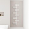 Carisa "Unico" Textured White Aluminium Designer Towel Rails (3 Sizes)