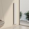 Carisa "Chambord Double" Textured White Aluminium Vertical Designer Radiators (3 Sizes)