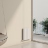 Carisa "Chambord Double" Textured White Aluminium Horizontal Designer Radiators (5 Sizes)