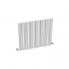 Carisa "Pipette" Textured White Aluminium Horizontal Designer Radiators (4 Sizes)