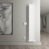 Carisa "Boreas B" Textured White Aluminium Dual Fuel Radiators (4 Sizes)
