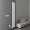 Carisa "Boreas S" Textured White Aluminium Dual Fuel Radiators (4 Sizes)