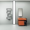 450mm (W) x 920mm (H) Carisa "Clash" Polished or Brushed Stainless Steel Designer Towel Rail Radiator