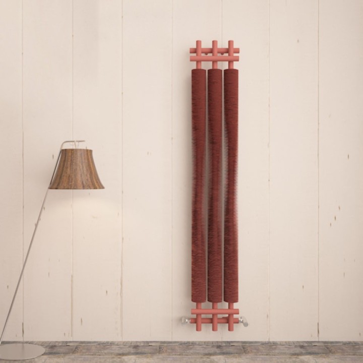 Carisa Dora Metallic Matt Copper Designer Radiators (3 Sizes)