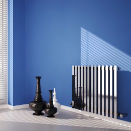 Carisa Zara Chrome Horizontal Designer Radiators (5 Sizes)