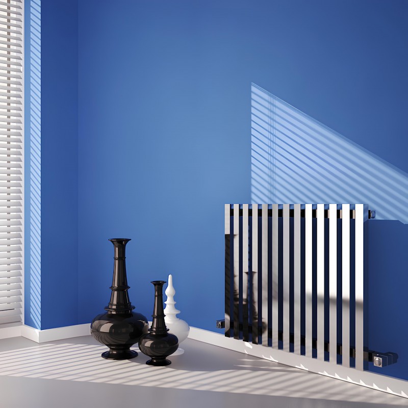 Carisa "Zara" Chrome Horizontal Designer Radiators (5 Sizes)