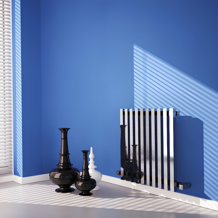 Carisa Zara Chrome Horizontal Designer Radiators (5 Sizes)
