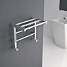 500mm (W) x 350mm (H) Etage Chrome Heated Towel Shelf