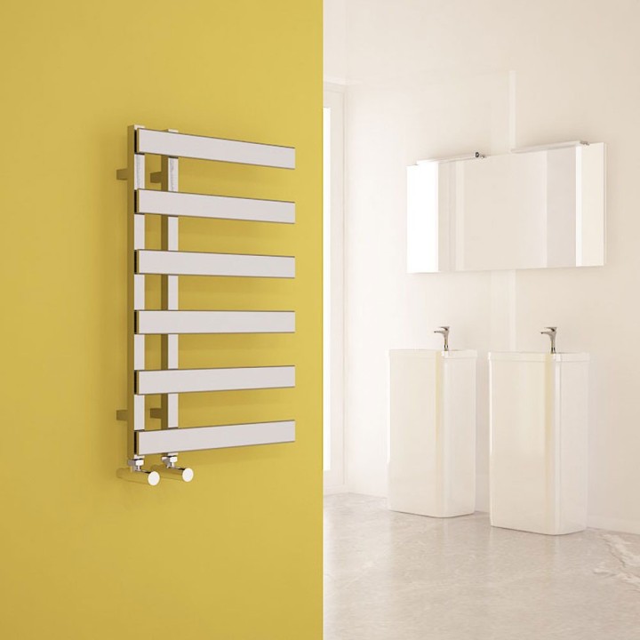 Carisa Floris Chrome Designer Towel Rails (3 Sizes)