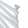 Carisa "Vivek" Textured White Aluminium Designer Towel Rails (3 Sizes)