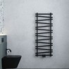 Carisa "Vivek" Textured Black Aluminium Designer Towel Rails (3 Sizes)