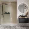 Herringbone Tile Alpine White - Bathroom Panels