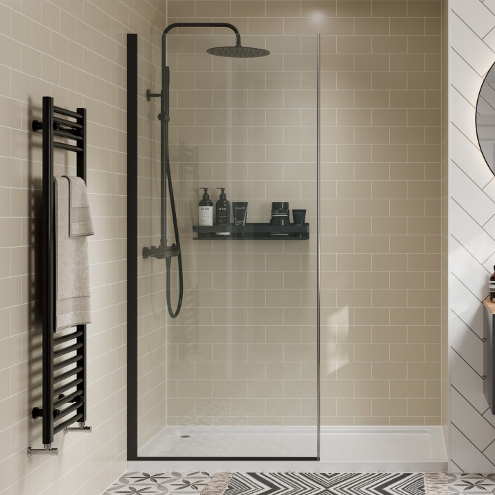 Metro Tile Taupe Grey - Bathroom Panels