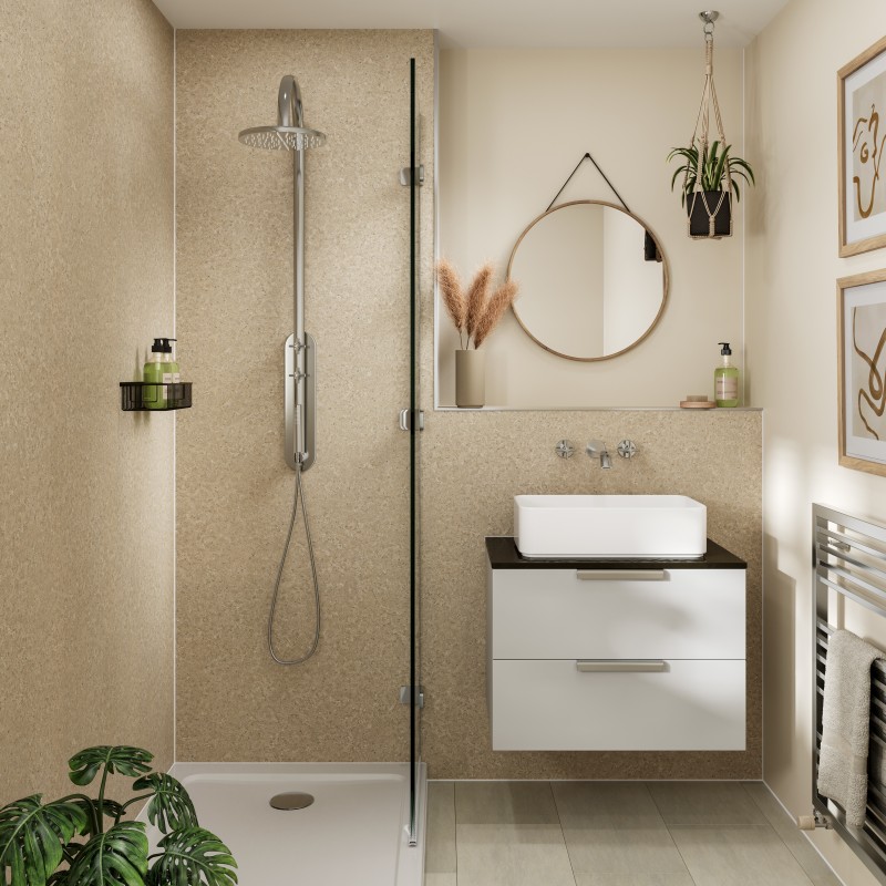 Tavolo Taupe Contemporary Collection - Bathroom Panels