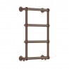 500mm (w) x 750mm (h) "Harley" Brushed Bronze Electric Traditional Towel Rail