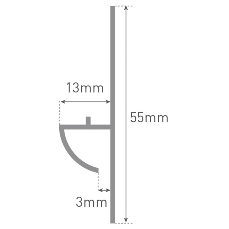 Multipanel Type 103 - Floor to Wall Profile