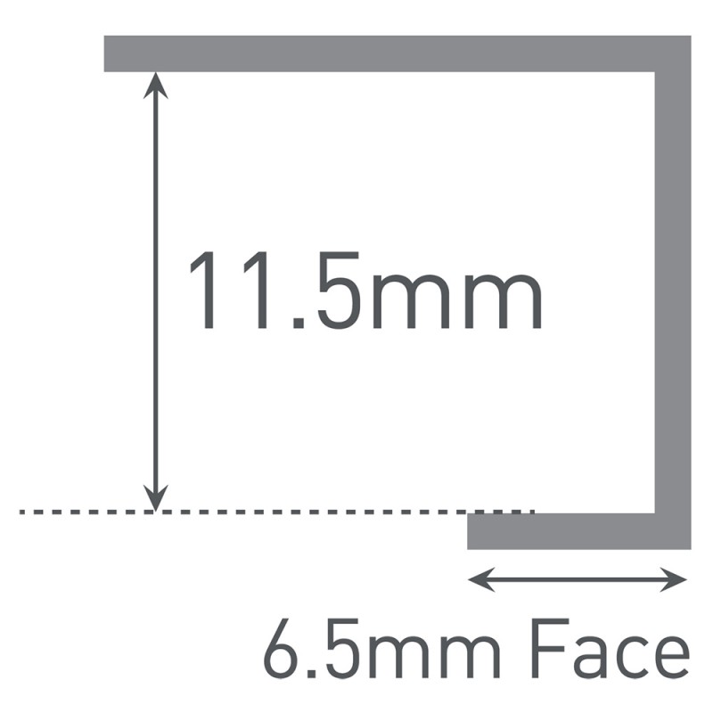 Multipanel Type C - End Cap (L-Shaped) - Technical Drawing