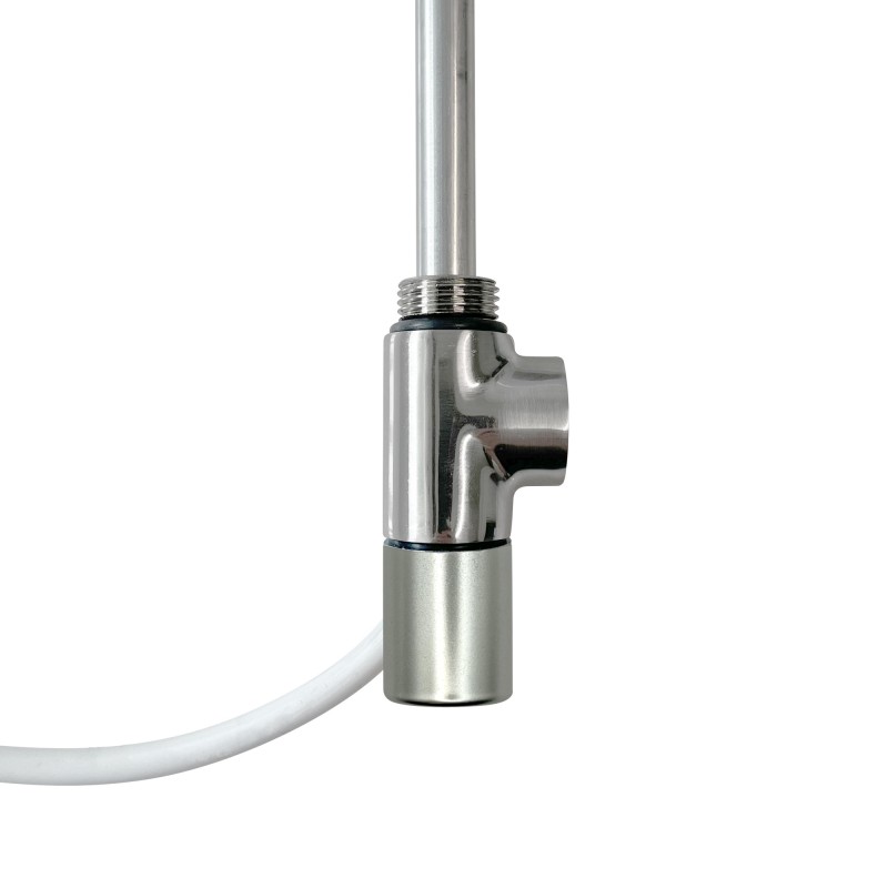 Brushed Nickel T-Piece, Nova Fixed Temp Element & Silver Cap